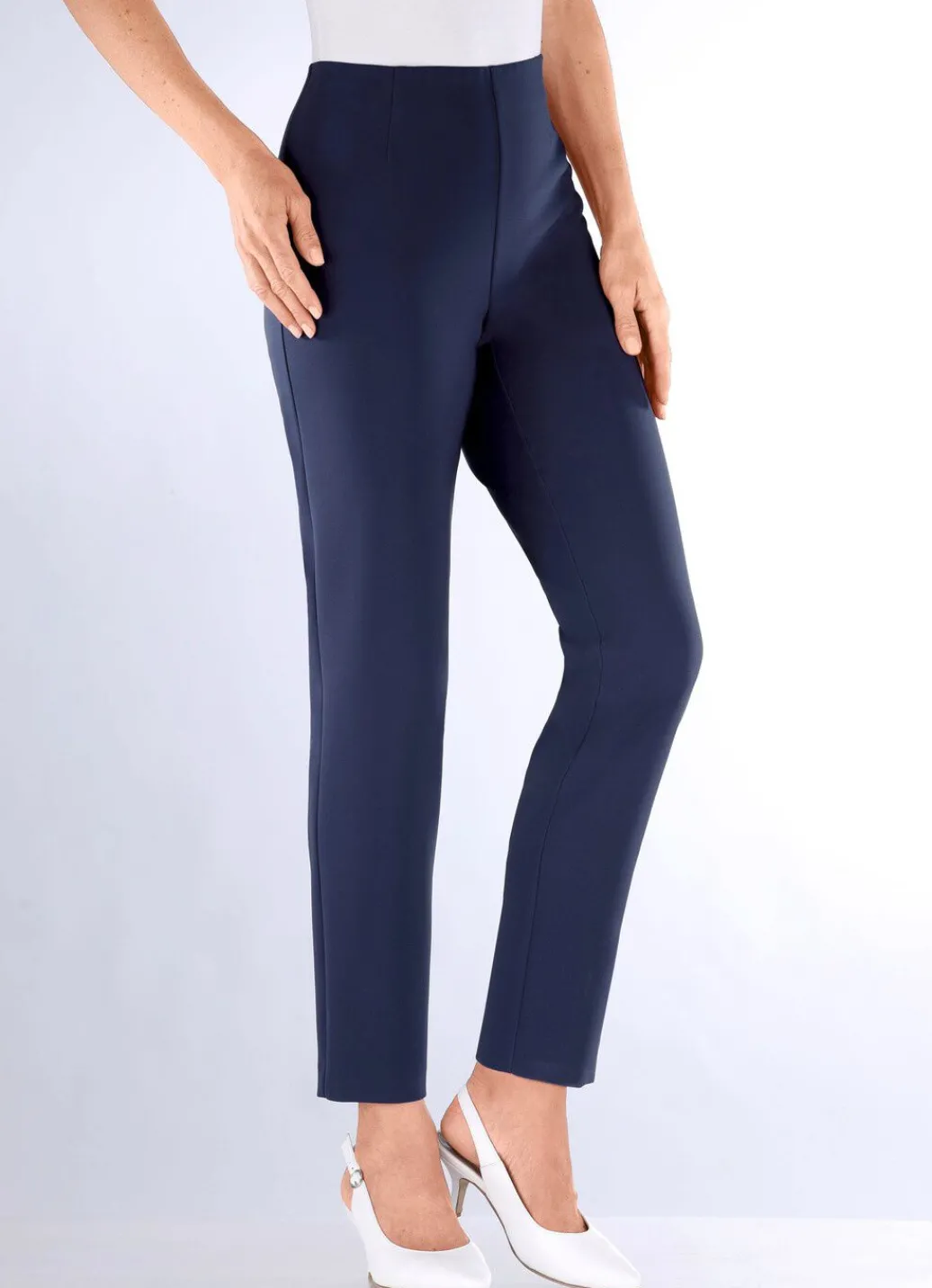 Damen Mona Schlupfhosen<Knöchellange Hose mit angeschnittenem Bund