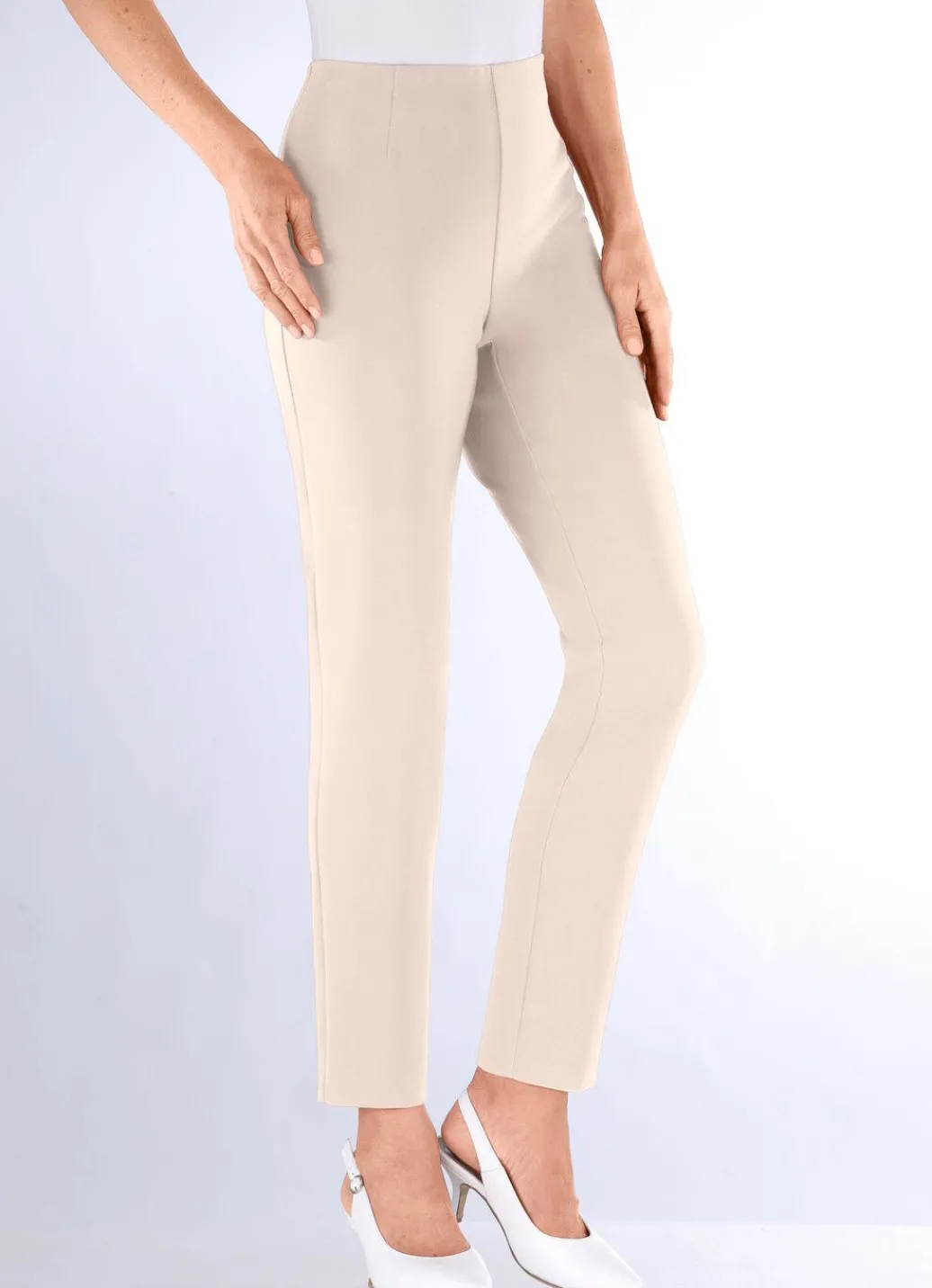 Damen Mona Schlupfhosen<Knöchellange Hose mit angeschnittenem Bund