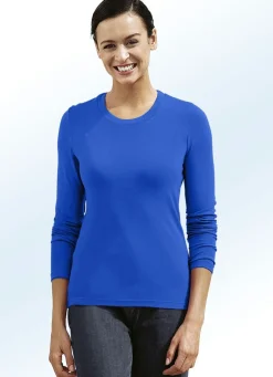 Hot Kombifreundliches Shirt Damen Langarm|Basics