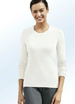 Best Kombifreundliches Shirt Damen Langarm|Basics