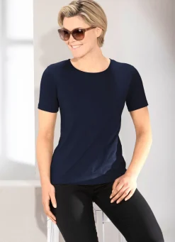 Damen Mona Kurzarm<Kombistarkes Shirt in 9 Farben