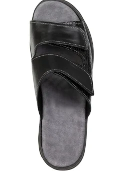 Clearance Komfortable Damen-Pantoletten, Weite K, mit Klettverschluss Damen Pantoletten