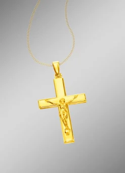 Clearance Kreuz-Anhänger in Hochglanz Herren Anhänger