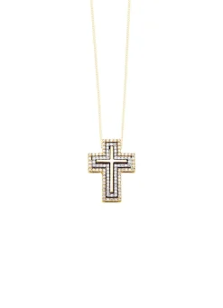 Discount Kreuz-Anhänger mit Brillanten Damen Anhänger