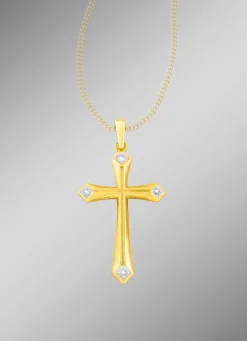 Outlet Kreuz-Anhänger mit Diamant Damen Anhänger