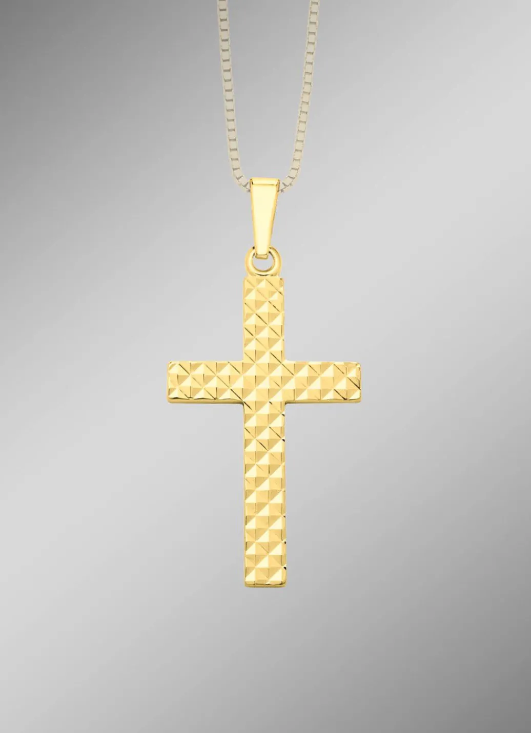 Hot Kreuz-Anhänger mit Diamantmuster Herren Anhänger