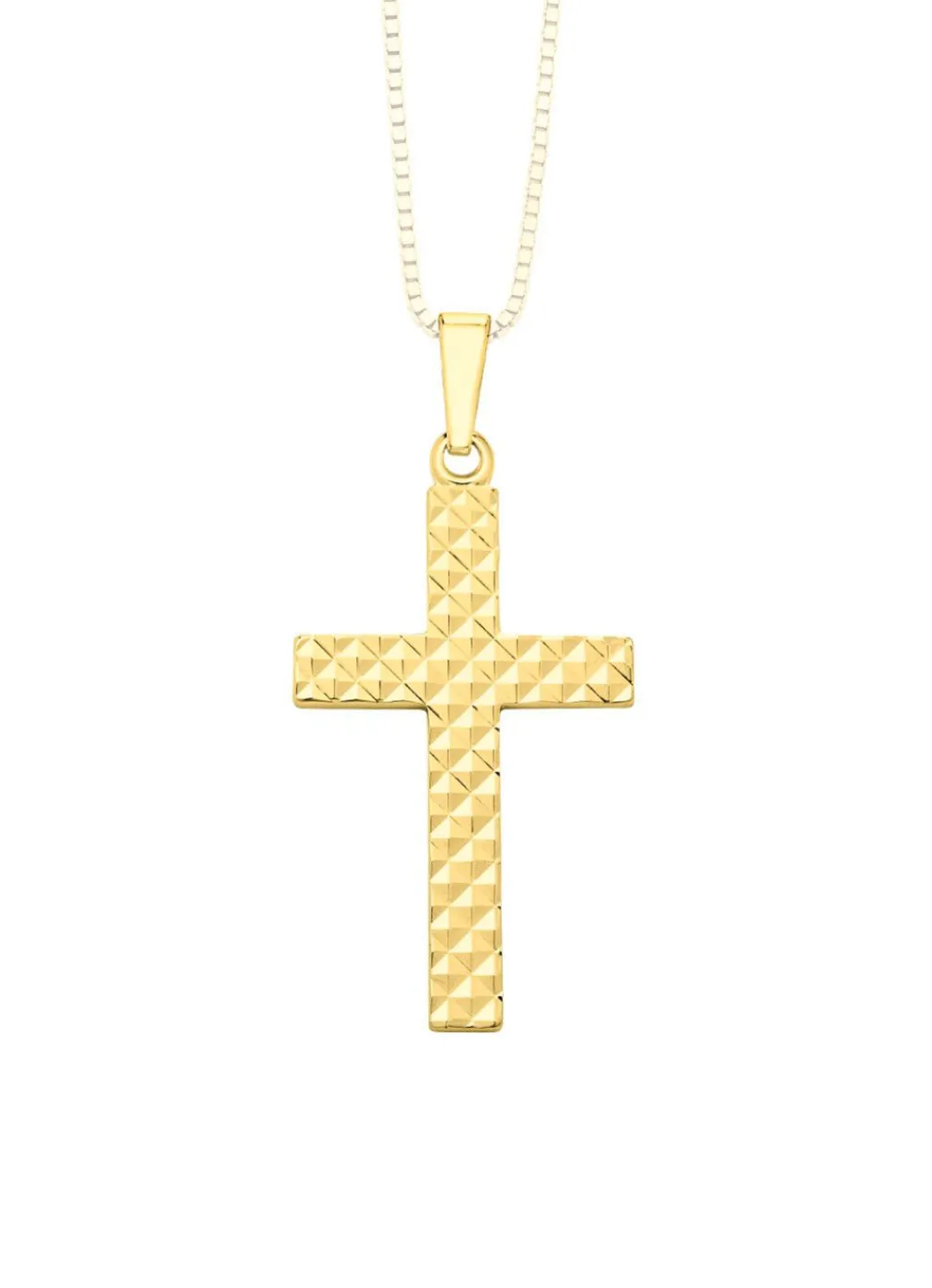 Hot Kreuz-Anhänger mit Diamantmuster Herren Anhänger