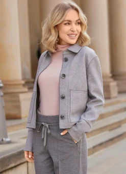 Damen Mona Übergangsjacken<Kurzjacke aus Flanell