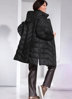 Damen Mona Wintermäntel<Kurzmantel mit abnehmbarer Kapuze