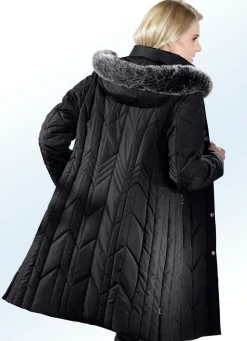 Damen Mona Wintermäntel<Kurzmantel mit abnehmbarer Kapuze