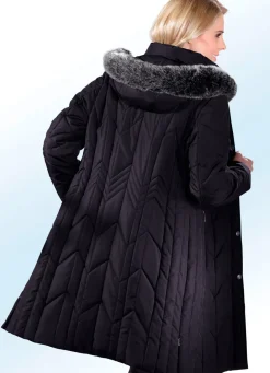 Damen Mona Wintermäntel<Kurzmantel mit abnehmbarer Kapuze