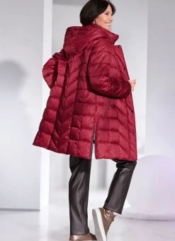 Damen Mona Wintermäntel<Kurzmantel mit abnehmbarer Kapuze