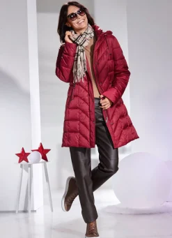 Damen Mona Wintermäntel<Kurzmantel mit abnehmbarer Kapuze