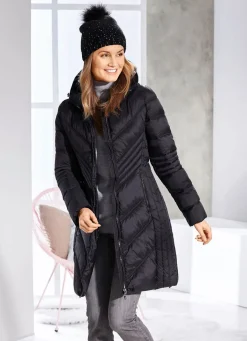 Damen Mona Wintermäntel<Kurzmantel mit fester Kapuze