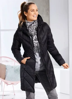 Damen Mona Wintermäntel<Kurzmantel mit fester Kapuze