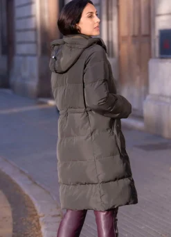 Damen Mona Wintermäntel<Kurzmantel mit größenverstellbarer Kapuze