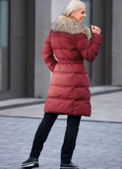 Damen Mona Wintermäntel<Kurzmantel mit Gürtel