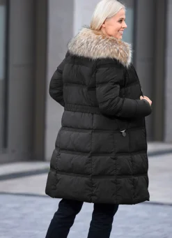 Damen Mona Wintermäntel<Kurzmantel mit Gürtel