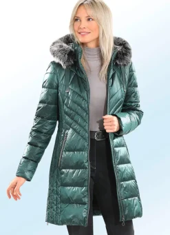 Damen Mona Wintermäntel<Kurzmantel mit Längssteppung