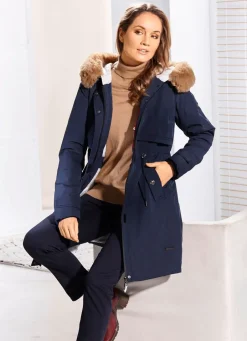 Damen Mona Wintermäntel<Kurzmantel mit verdeckter Klettleiste