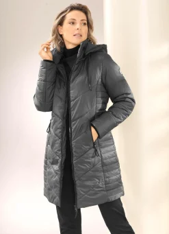 Damen Mona Wintermäntel<Kurzmantel mit 2-Wege-Reißverschluss