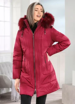 Damen Mona Wintermäntel<Kurzmantel mit 2-Wege-Reißverschluss