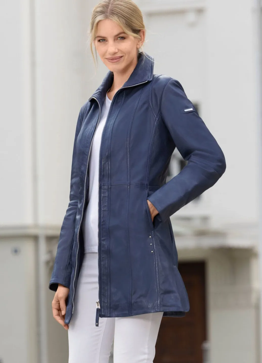 Damen Mona Ledermäntel<Kurzmantel von „Cabrini“