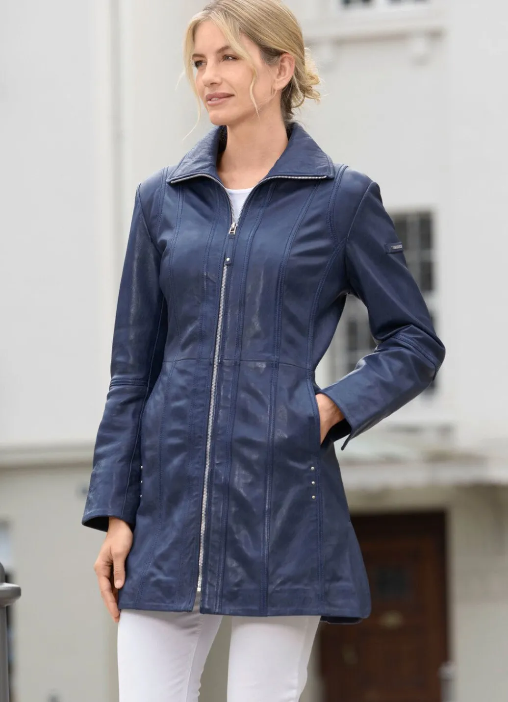 Damen Mona Ledermäntel<Kurzmantel von „Cabrini“
