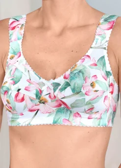Laurina BH mit buntem Floraldessin Damen Bh Ohne Bügel
