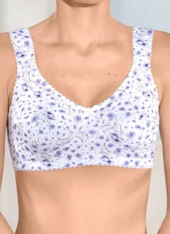 Laurina BH mit hohem Baumwollanteil Damen Bh Ohne Bügel
