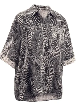 Damen Mona Strandkleider<Laurina Bluse mit kurzen Ärmeln