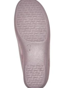 Sale Laurina Hausschuh aus samtigen Textilmaterial Damen Hausschuhe