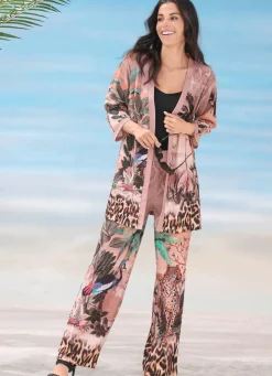 Damen Mona Strandkleider<Laurina Hose mit farbbrillantem Druckdessin