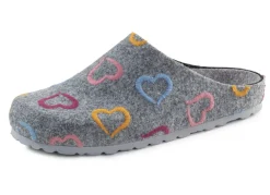 Outlet Laurina, klassiche Damen-Hausschuhe, Weite H, mit anatomisch geformtem Fußbett Damen Hausschuhe