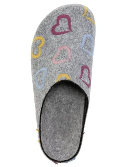 Outlet Laurina, klassiche Damen-Hausschuhe, Weite H, mit anatomisch geformtem Fußbett Damen Hausschuhe