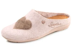 Outlet Laurina, klassische Damen-Hausschuhe, mit herausnehmbarem Fußbett Damen Hausschuhe