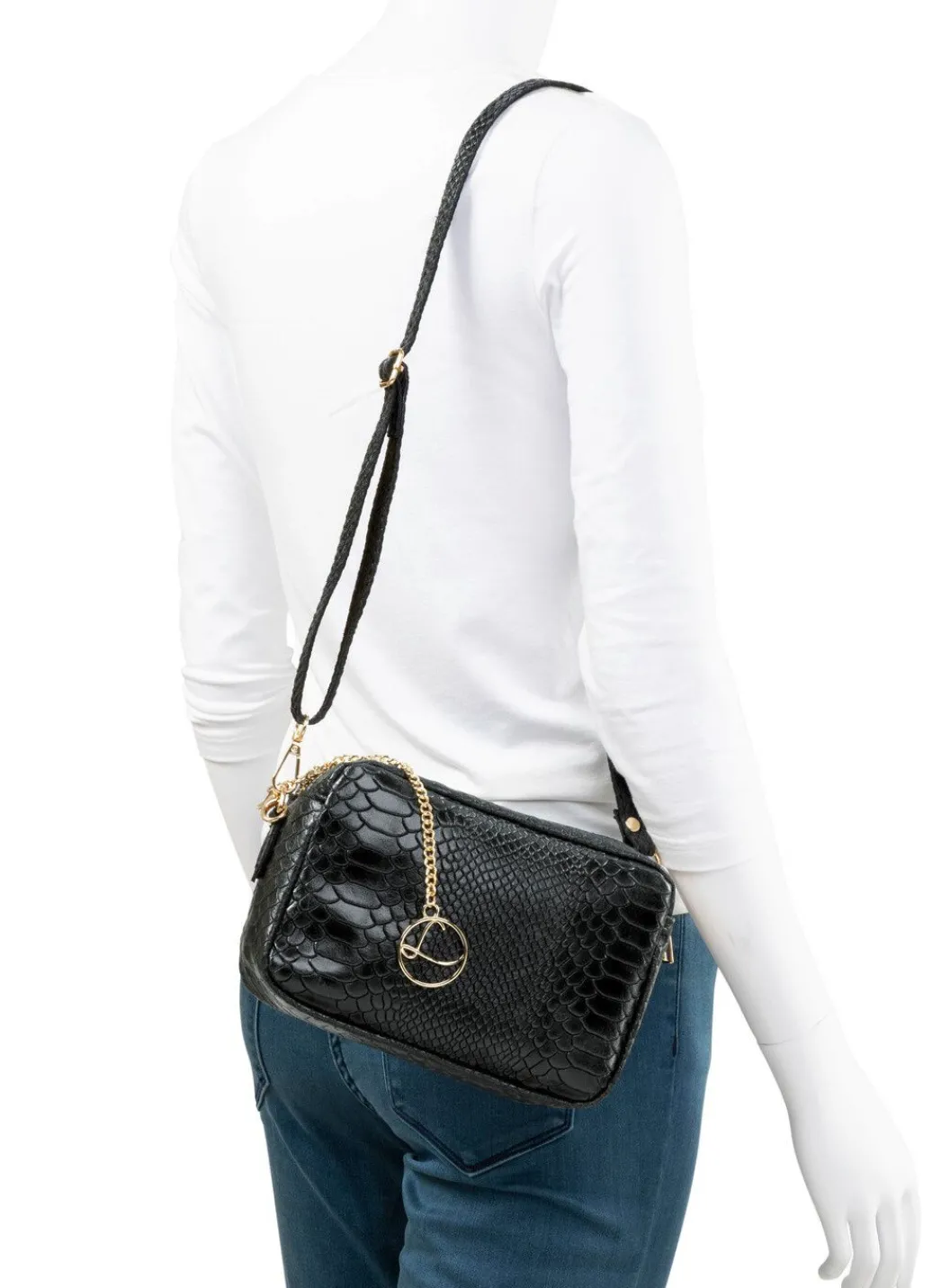 Laurina, Mini-Tasche, Damen, mit abnehmbarem, verstellbarem Umhängeriemen Handtaschen