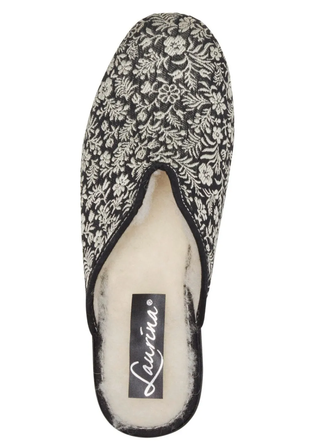 Best Laurina Pantoffel mit Blumen-Stickerei Damen Hausschuhe