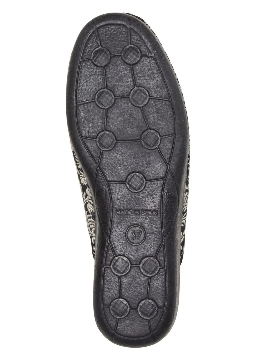 Best Laurina Pantoffel mit Blumen-Stickerei Damen Hausschuhe