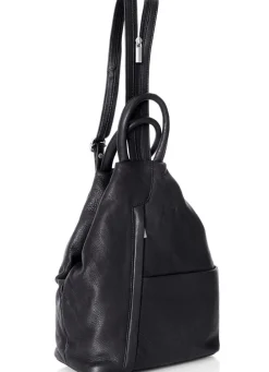 Outlet Laurina, Rucksack, Damen, mit zwei durch Reißverschluss teilbare Umhängeriemen Handtaschen