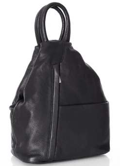 Outlet Laurina, Rucksack, Damen, mit zwei durch Reißverschluss teilbare Umhängeriemen Handtaschen