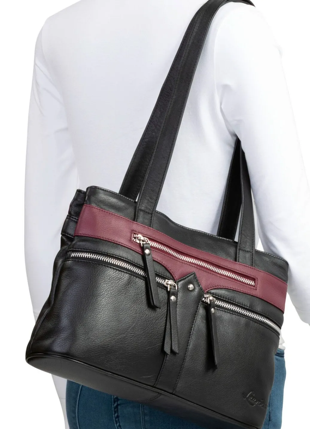 Clearance Laurina, Tasche, Damen, aus Leder Handtaschen
