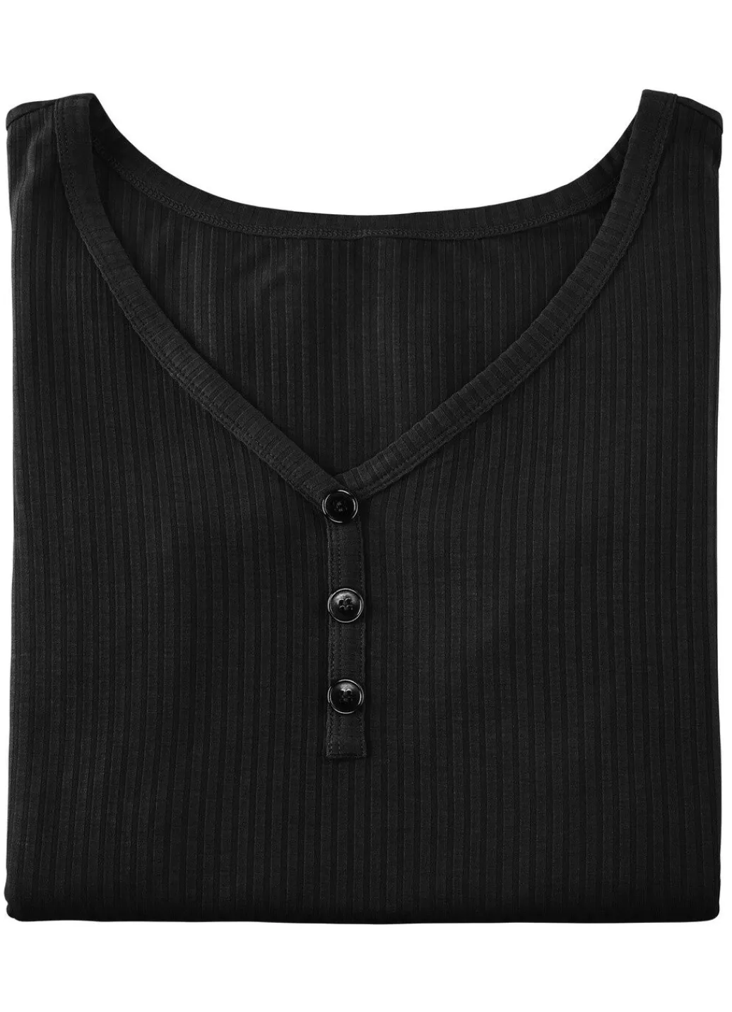 Sale Laurina Trägershirt mit Zierknopfleiste Damen Tops|Strandkleider