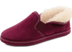 Discount Laurina, warme Damen-Hausschuhe, mit Gummizug Damen Hausschuhe