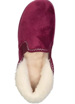 Discount Laurina, warme Damen-Hausschuhe, mit Gummizug Damen Hausschuhe