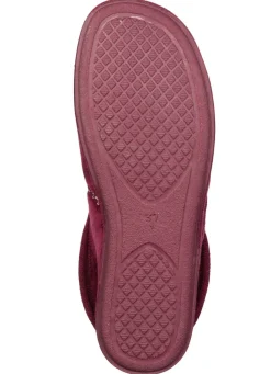 Discount Laurina, warme Damen-Hausschuhe, mit Gummizug Damen Hausschuhe