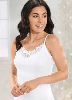New Laurina Zweierpack Hemden aus BIO-Baumwolle Damen Unterhemden
