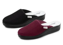 Online Laurina, Zweierpack, klassische Damen-Hausschuhe, Weite G, aus Mesh-Material Damen Hausschuhe