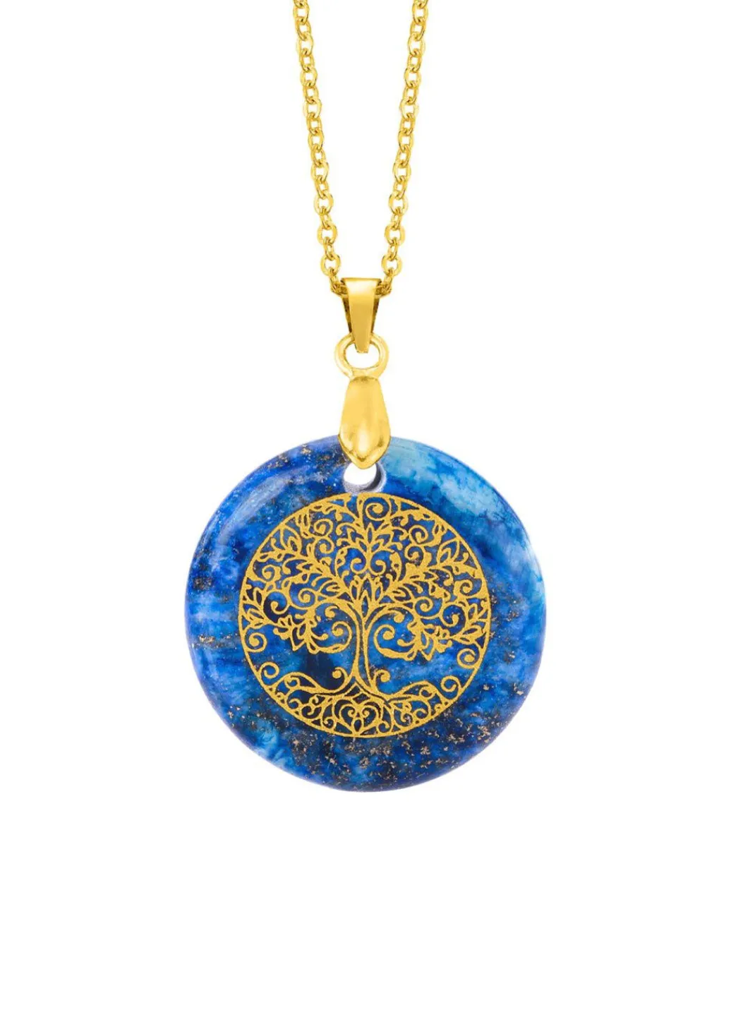 Sale Lebensbaum-Anhänger mit Lapislazuli Damen Halsketten|Anhänger