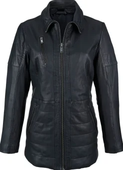 Damen Mona Lederjacken<Lederjacke mit Umlegekragen